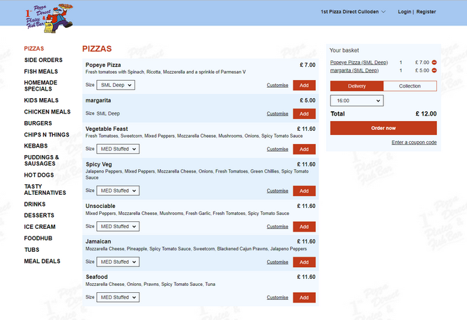 commande-en-ligne-restaurant-1st-direct-pizza-ecosse