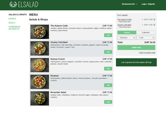 commande-en-ligne-restaurant-elsalad-genève-suisse