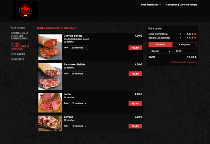 Traiteur_Jamon _Y_Tradicion_portfolio_livepepper_commande_en_ligne