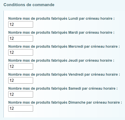 La gestion des commandes